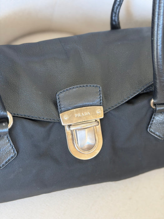 Prada Tessuto East West Satchel