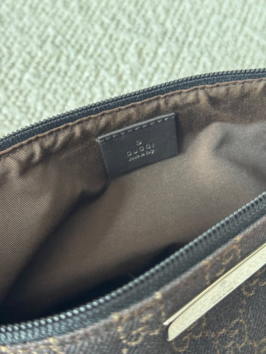 Gucci Chocolate Brown GG boat