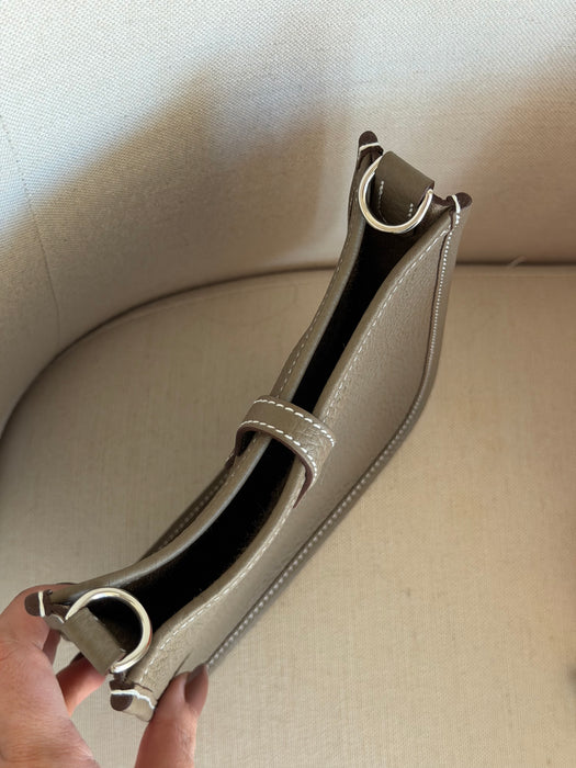 Hermes Taurillon Clemence Evelyne TPM Etoupe - NEW