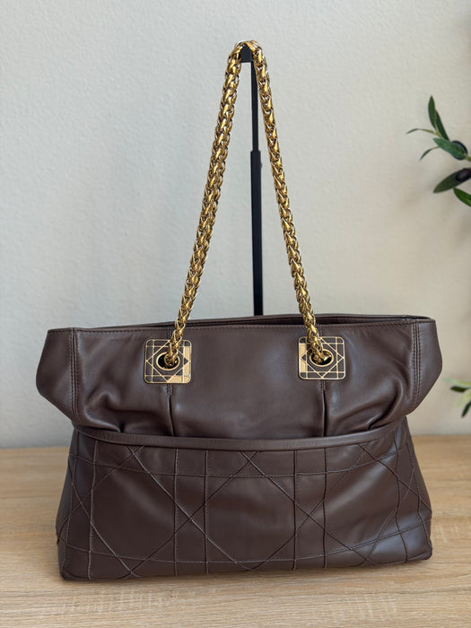 Dior Cannage Granville Chain Link Tote