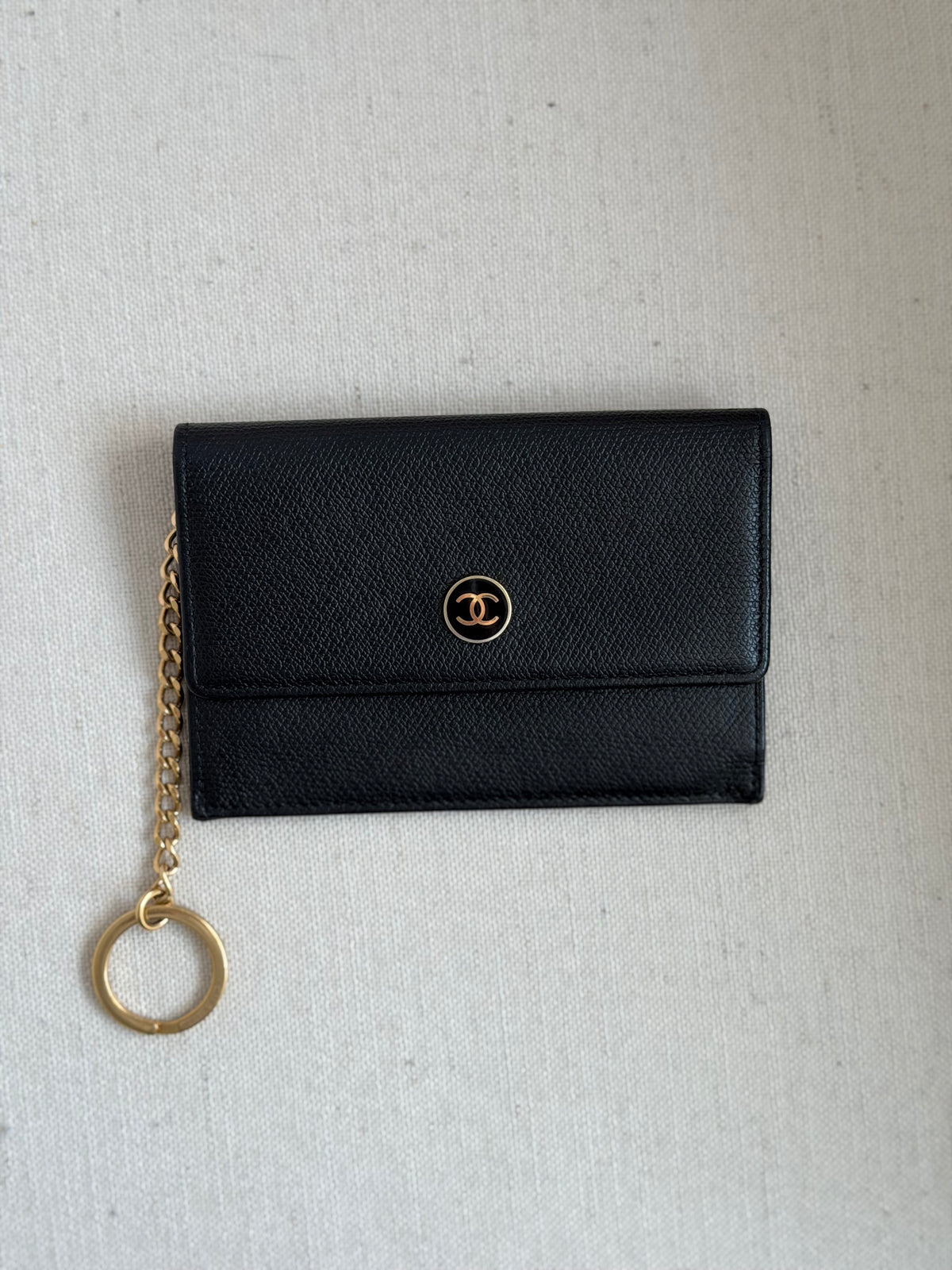 Chanel Coco Button Card Wallet Key Pouch– Bag Crush