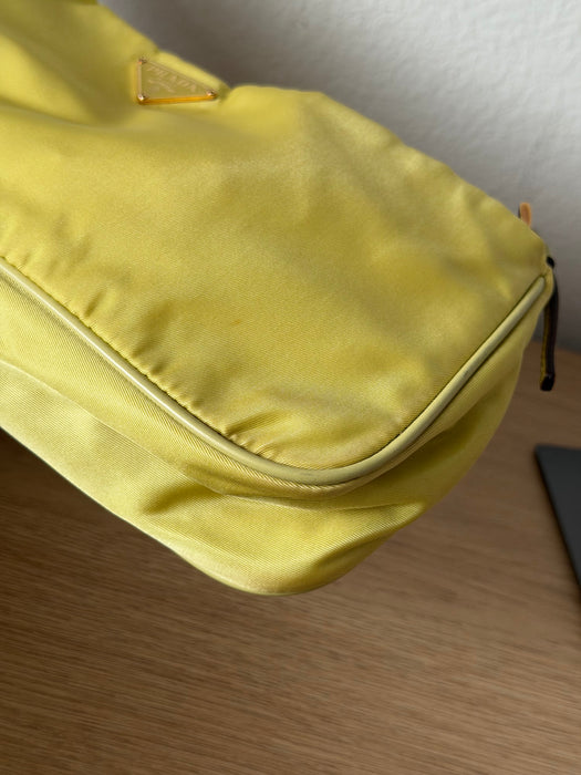 Prada Tessuto Nylon Yellow Shoulder