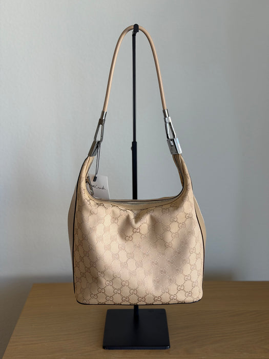 Gucci Beige GG Hobo