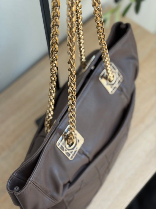 Dior Cannage Granville Chain Link Tote