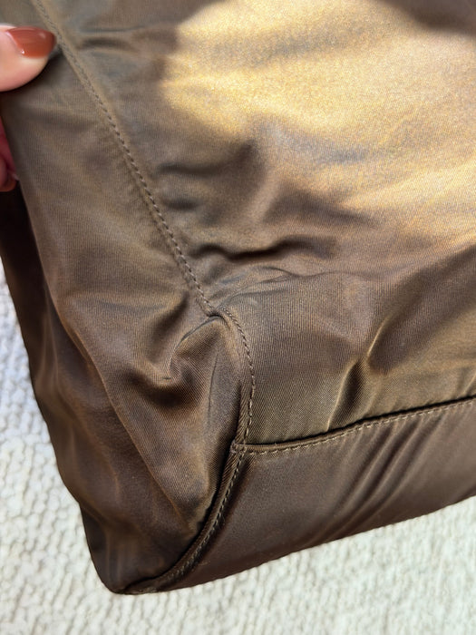 Prada Tesutto Brown GHW Tote