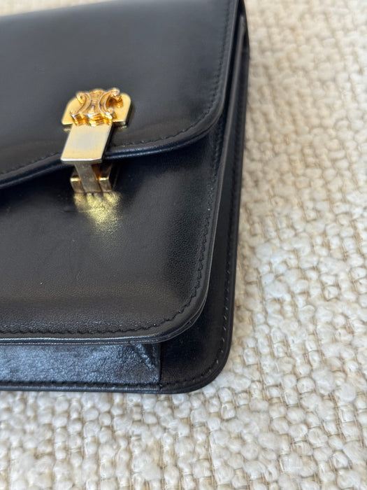 Celine Triomphe Double Lock Crossbody