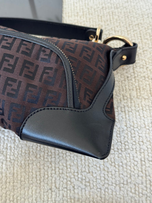 Fendi Zucchino Cuoio Chef Pocket Shoulder