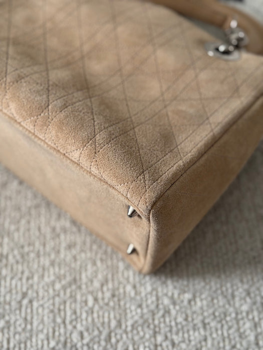 Lady Dior small suede