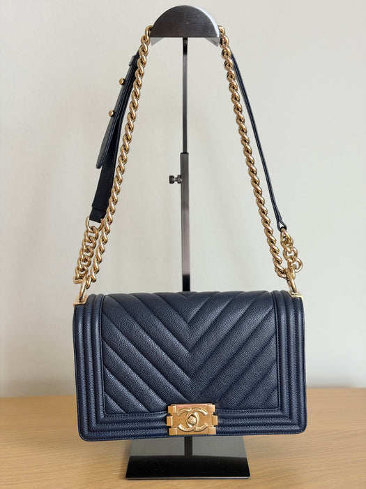 Chanel Caviar Boy Old Medium