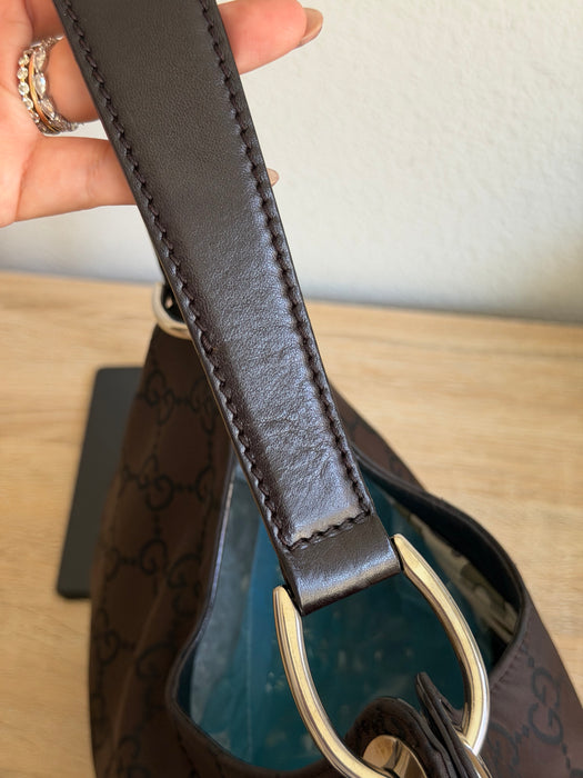 Gucci Tom Ford GG Nylon Leather Shoulder