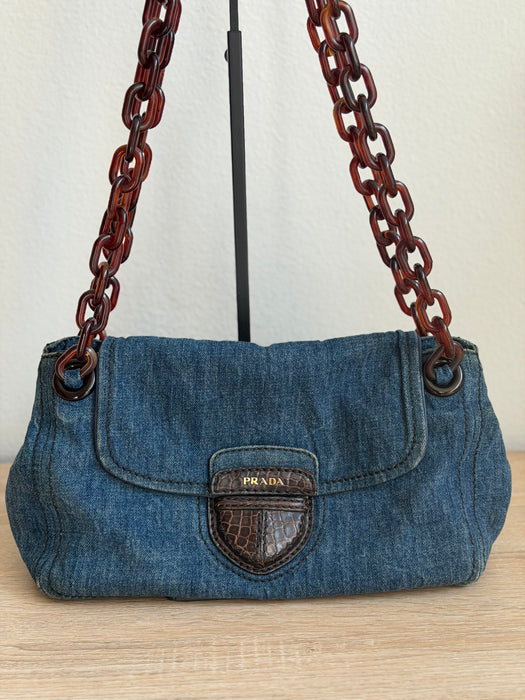 Prada Denim Flap