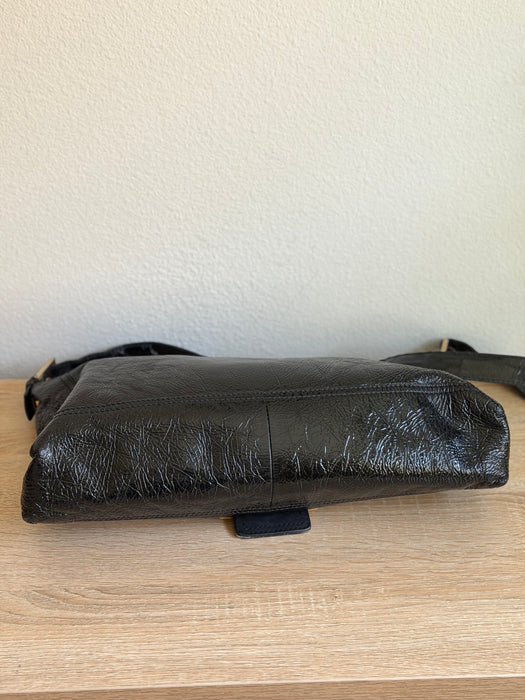 Fendi Maxi Patent Baguette