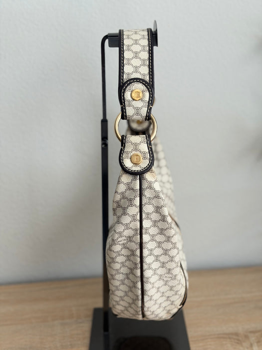 Celine Triomphe Macadam Double Zip Hobo