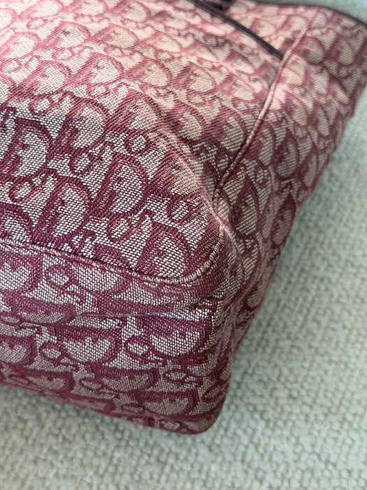 Dior Trotter Burgundy Tote