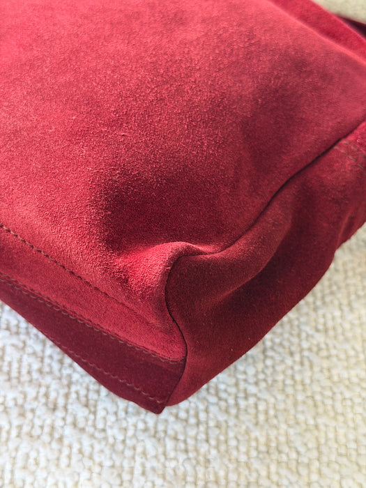 Loewe Suede Anagram Crossbody