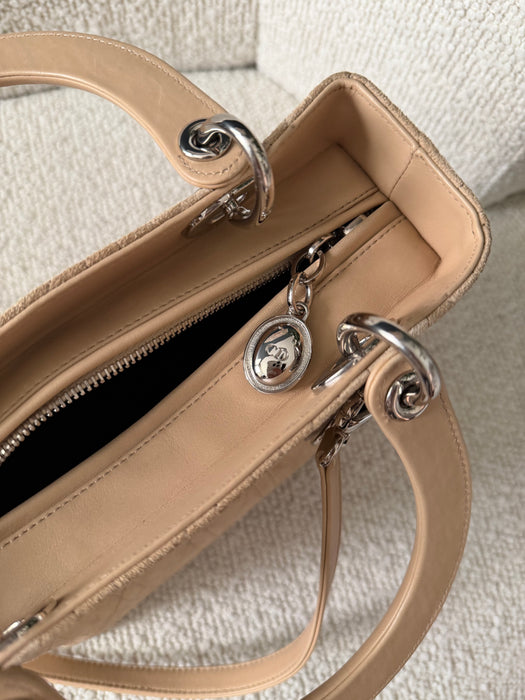 Lady Dior small suede