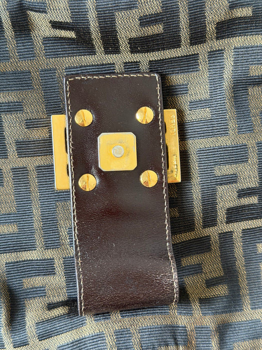 Fendi Crescent Zucca Hobo