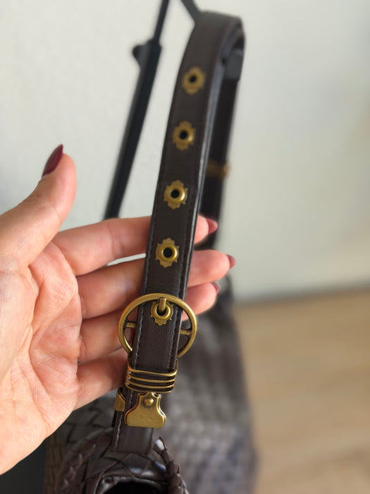 Bottega veneta intrecciato Brown Shoulder Bag