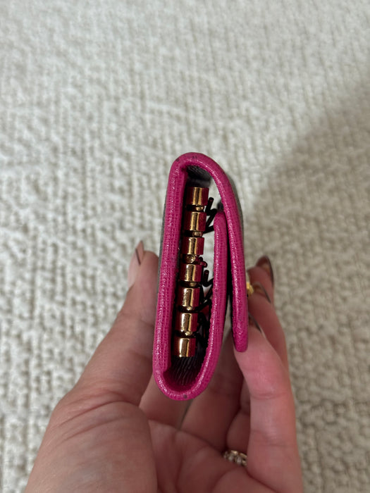 Fendi Key Holder Pink Zucca