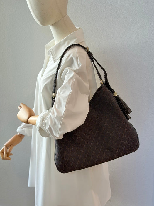 Gucci GG Denim Hobo