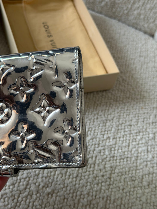 Louis Vuitton Vernis Metalic SIlver PM Agenda: New Full Set
