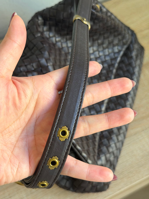 Bottega veneta intrecciato Brown Shoulder Bag