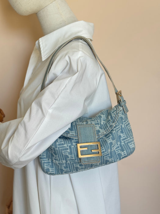 Fendi Denim Mama Baguette
