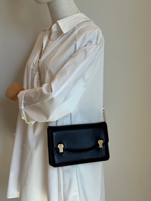 Celine Triomphe Double Lock Crossbody