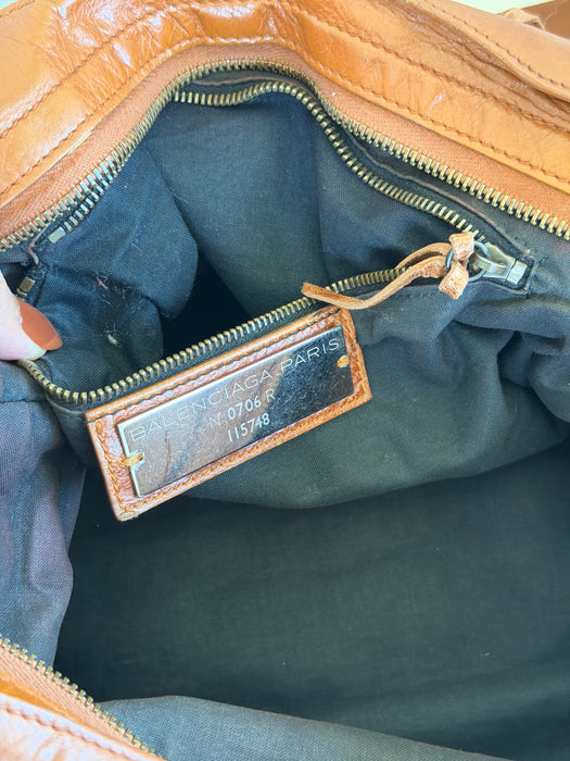 Balenciaga Brown City Bag