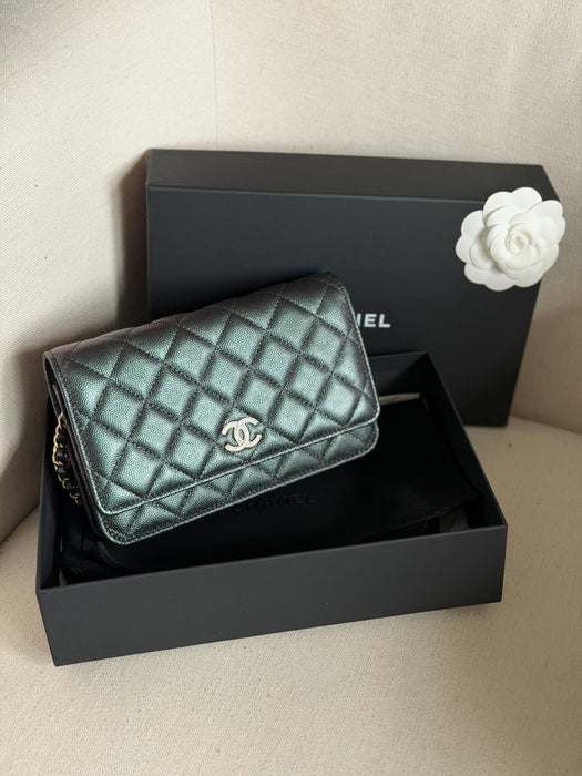 Chanel Wallet On Chain Iridescent caviar