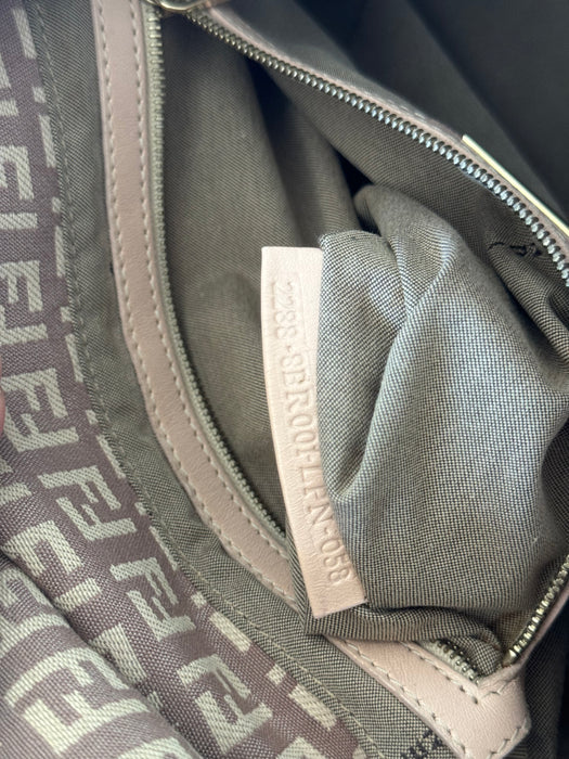Fendi Zuchinno Pink Beige Mama Baguette