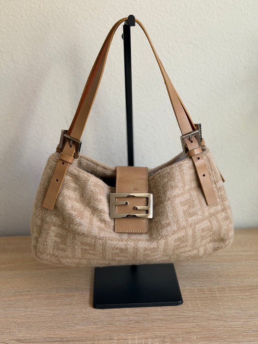 Fendi Tonal FF Buckle Baguette