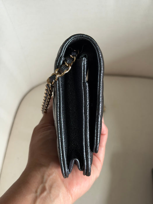 Chanel Wallet On Chain Iridescent caviar