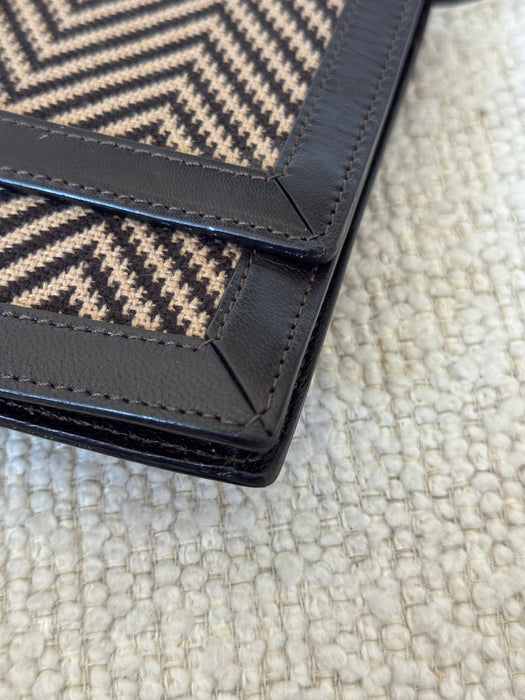 Celine Triomphe Herringbone Tweed