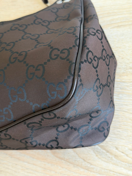 Gucci Tom Ford GG Nylon Leather Shoulder