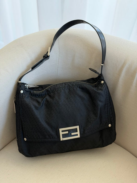 Fendi Zucchino Mama Baguette Nylon