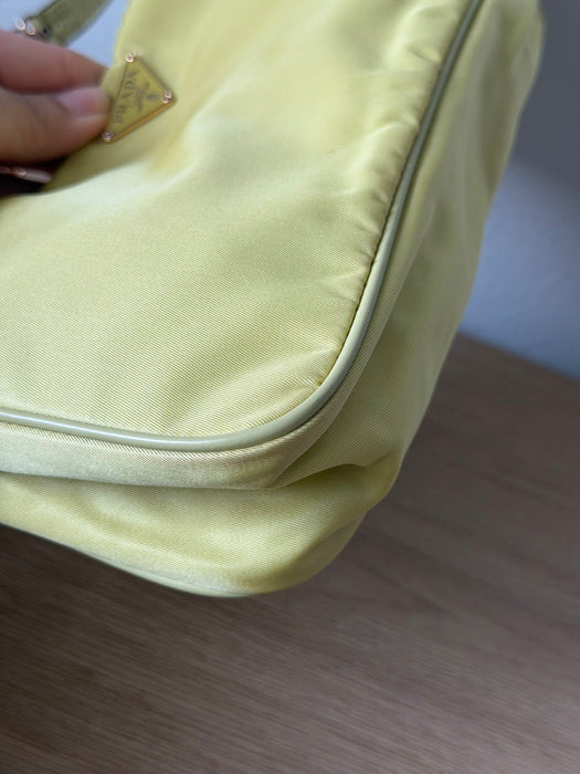 Prada Tessuto Nylon Yellow Shoulder
