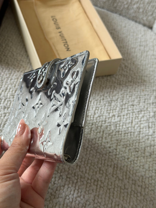 Louis Vuitton Vernis Metalic SIlver PM Agenda: New Full Set