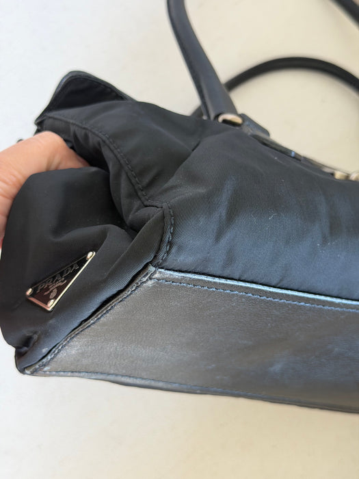 Prada Tessuto East West Satchel