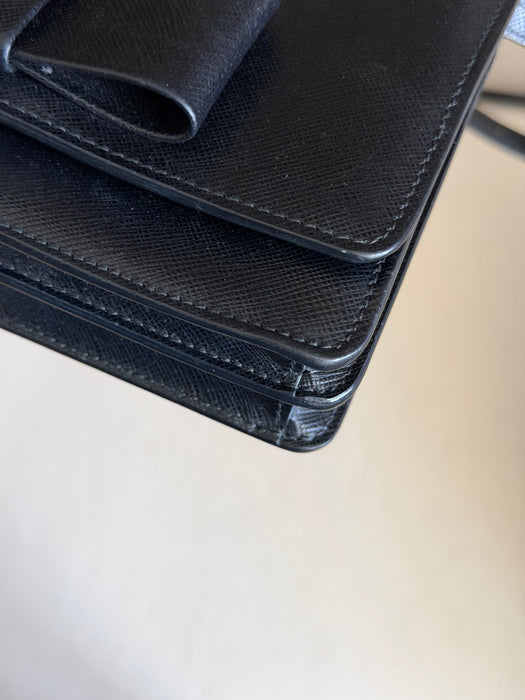 Prada Saffiano Bow Wallet on Chain