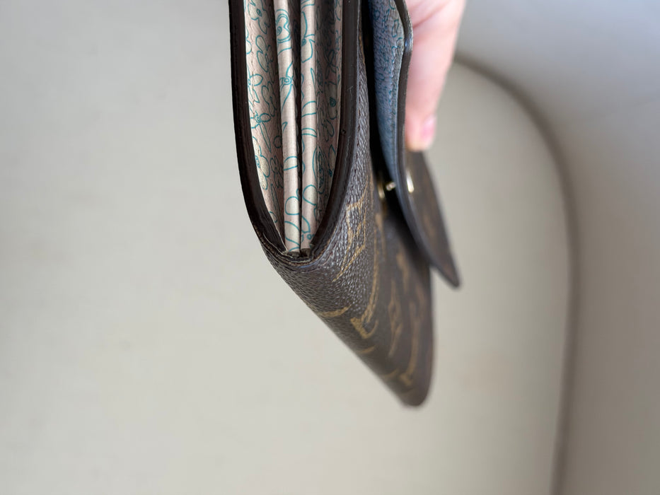 Louis Vuitton Spring Fleuri Sarah Wallet