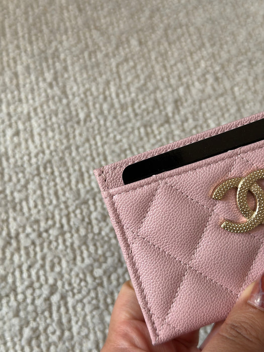 Chanel CC Caviar Card Holder: Full set