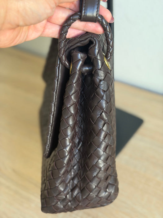 Bottega veneta intrecciato Brown Shoulder Bag