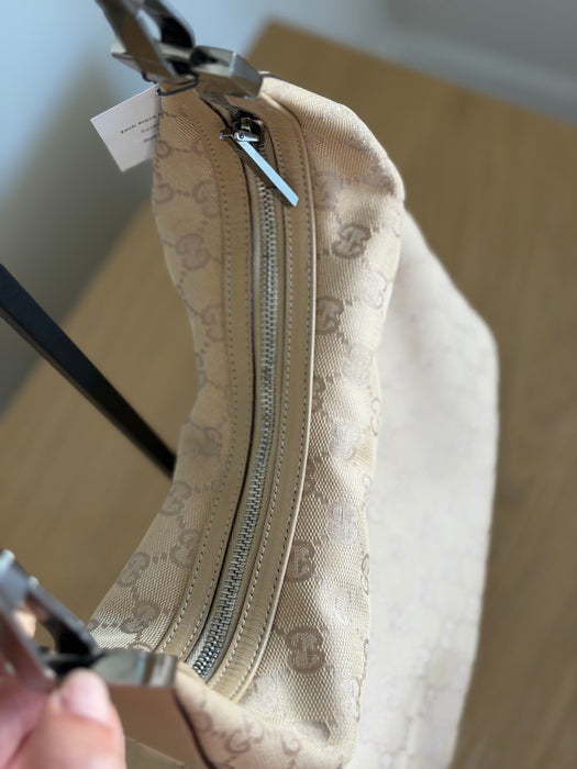 Gucci Beige GG Hobo