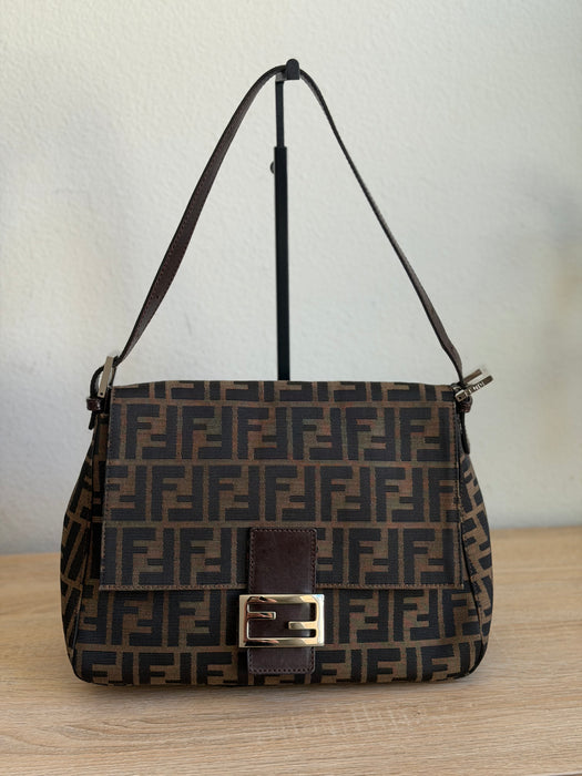 Fendi Zucca Baguette SHW