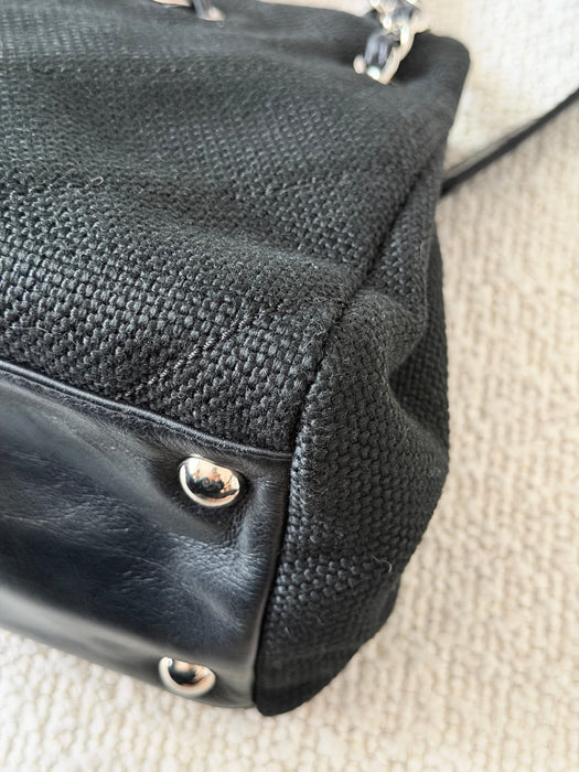 Chanel Chevron V Stitch CC Tote