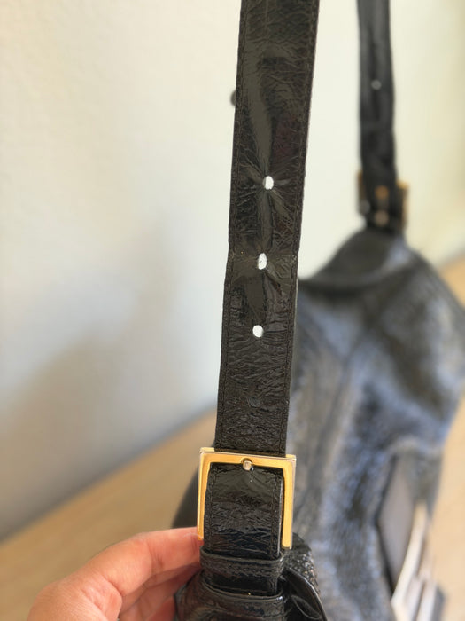 Fendi Maxi Patent Baguette