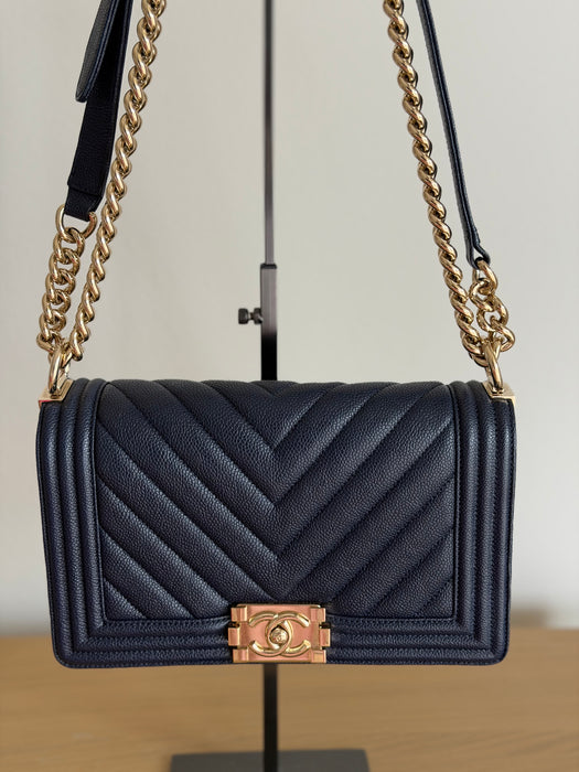 Chanel Caviar Boy Old Medium