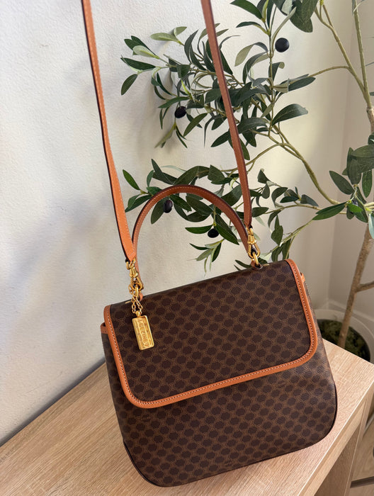 Celine Top Handle Macadam Crossbody