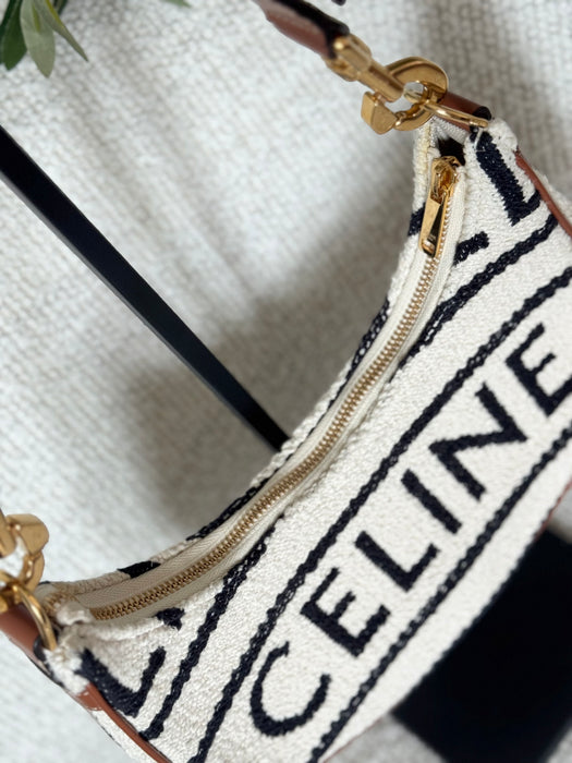 Celine Textile Medium Ava Shoulder Bag